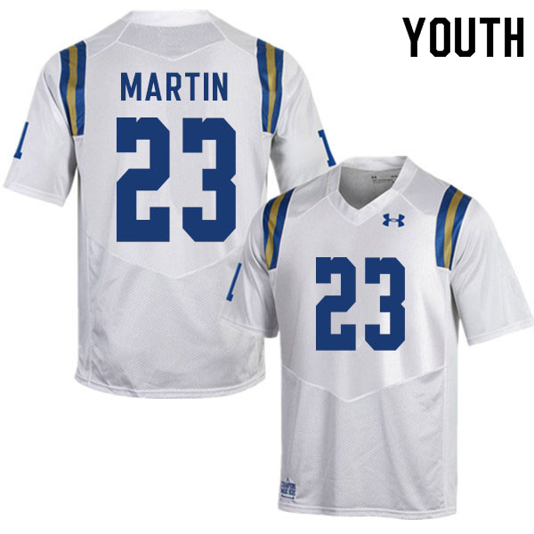 Youth #23 Shamar Martin UCLA Bruins College Football Jerseys Sale-White